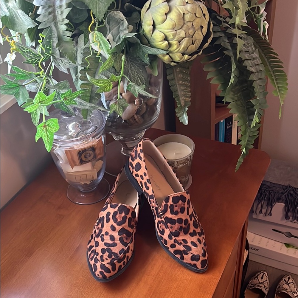 Leopard Print Women's Loafers